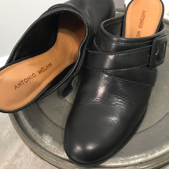 Antonio Melani Leather Mules - Picture 8 of 11